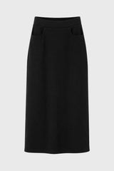 Black Sweater Maxi Skirt