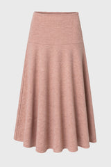 Pink Soft Feel A-Line Maxi Skirt