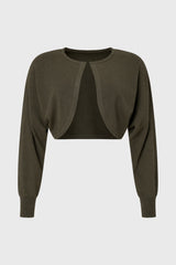 Olive Knit Overlay