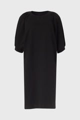 Black French Terry Dress