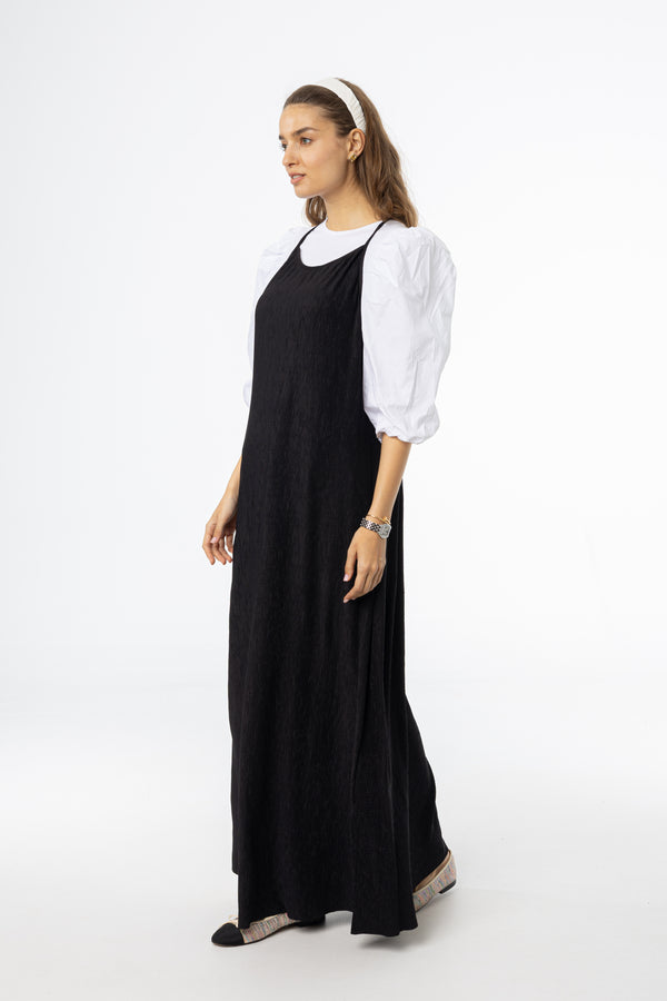 Black Accordion Jumper