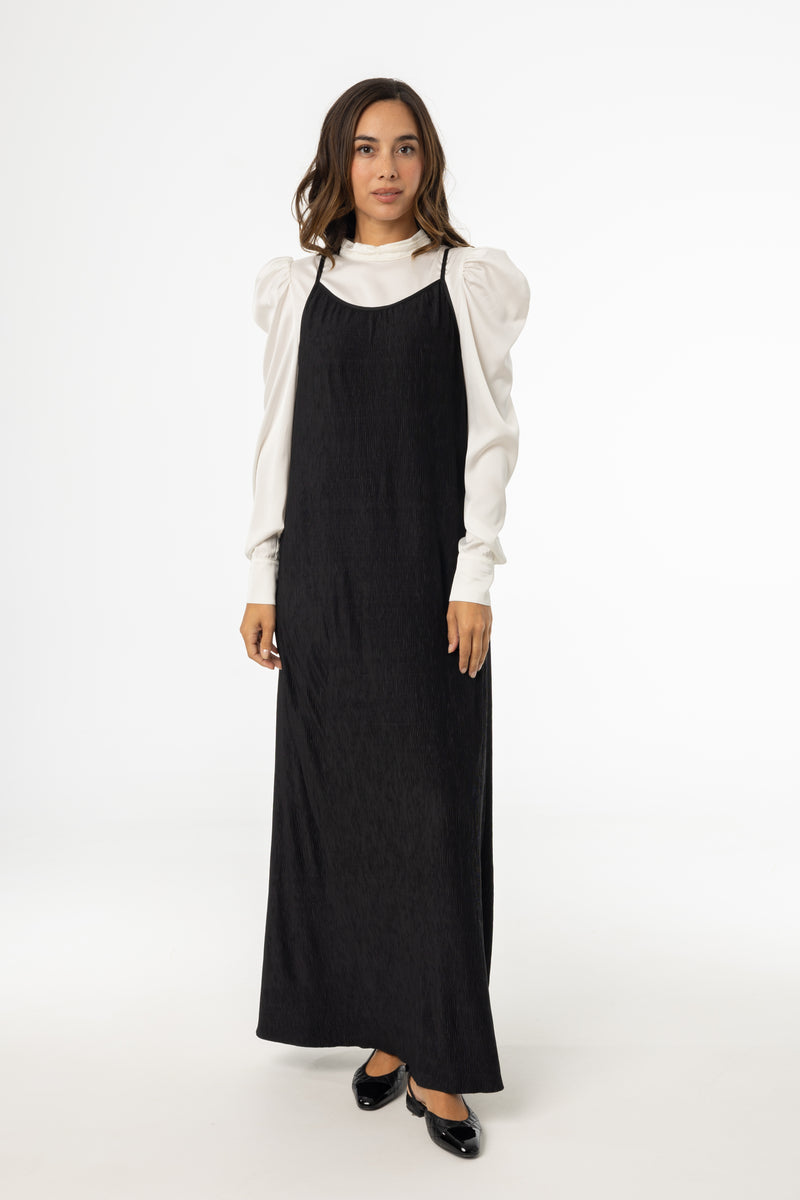 Black Accordion Jumper