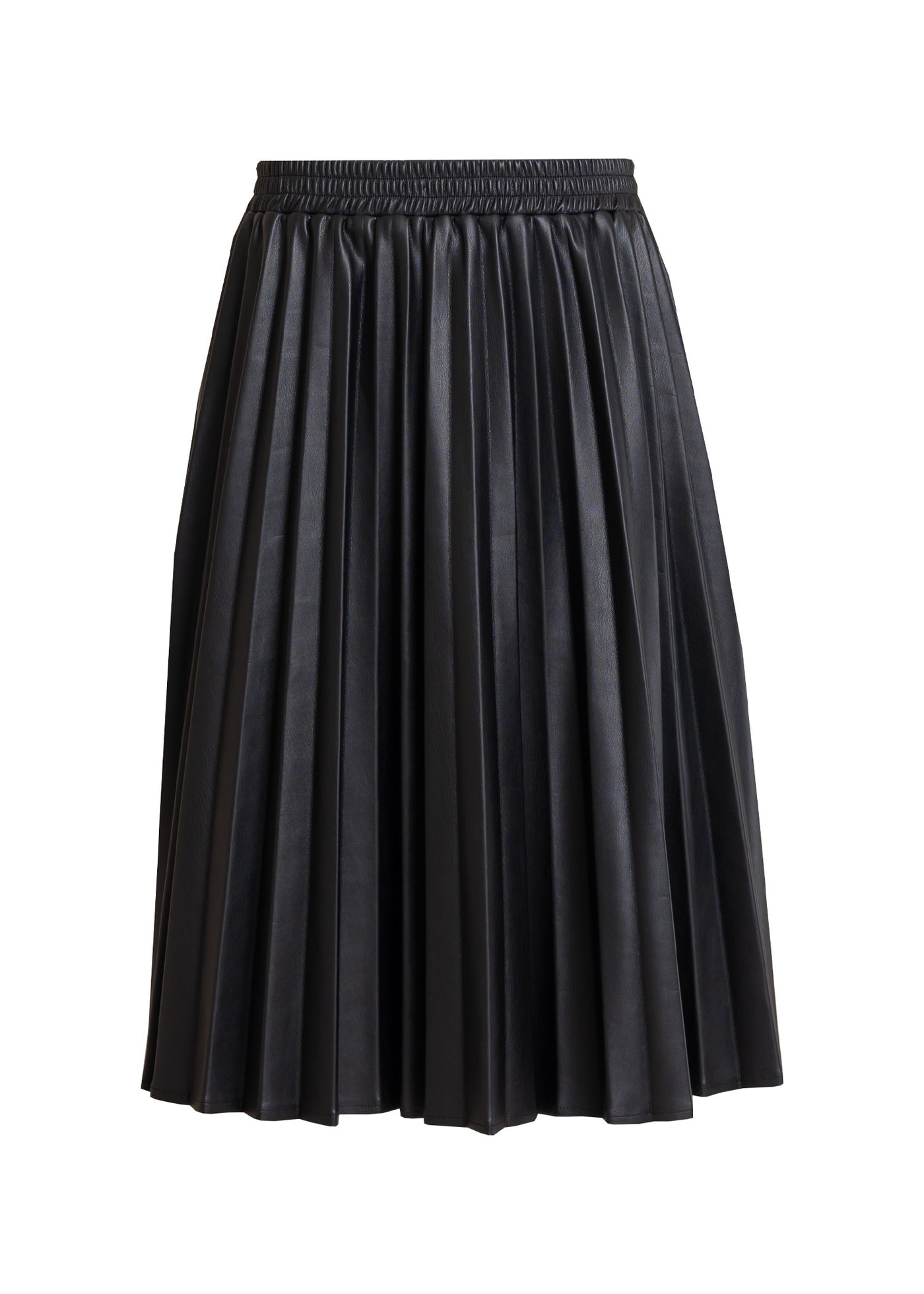 Leather accordion skirt hotsell