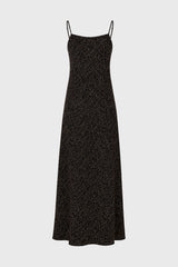 Black And Brown Dot Printed Slip Jumper