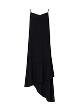 Black Asymmetrical Ruffle Jumper