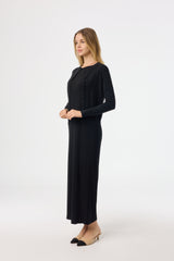 Black Basic Jumper Maxi