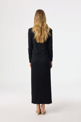 Black Basic Jumper Maxi