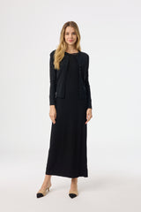 Black Basic Jumper Maxi