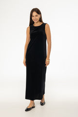 Black Basic Velour Jumper