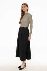 Black Box Pleat Maxi Skirt