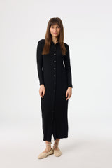 Black Cardi Maxi Dress