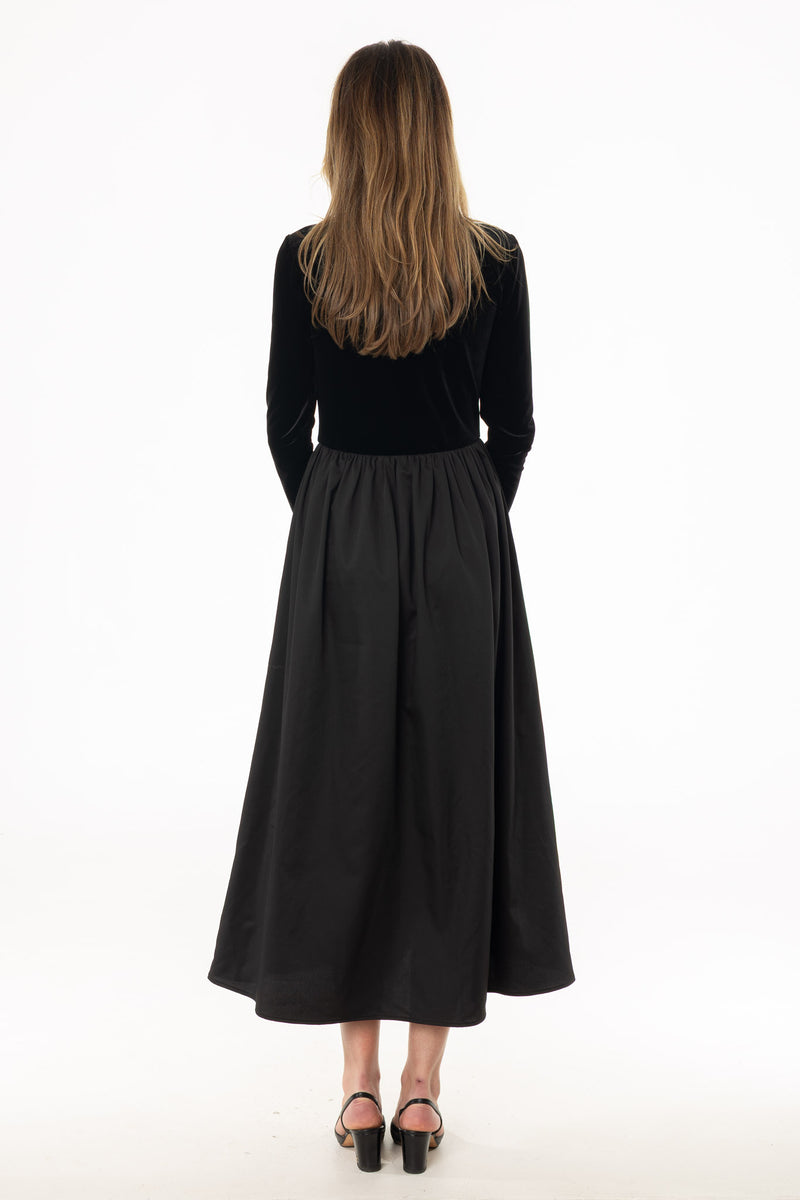grey dress black cardigan Combo Maxi – BLANK smarttag_kenneth_cole