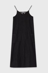 Black Cargo Denim Maxi Jumper