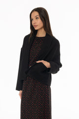 Black Chunky Cardigan