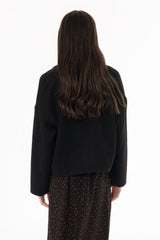 Black Chunky Cardigan