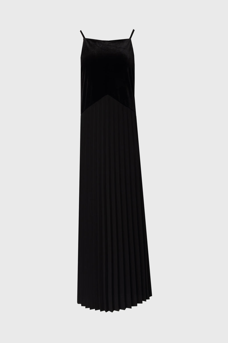 Black Two Tone Fabric Jumper