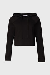Black Cropped Sweatshirt