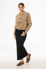 Black Everyday Microsuede Skirt