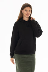 Black Graphic Scuba Sweatshirt