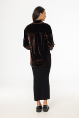 Black Knit Maxi Skirt