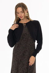 Black Knit Overlay