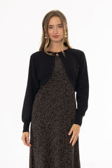 Black Knit Overlay