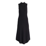 Black Knit Sleeveless Dress