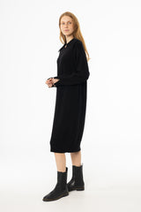 Black Knit Sweater Dress