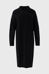 Black Knit Sweater Dress