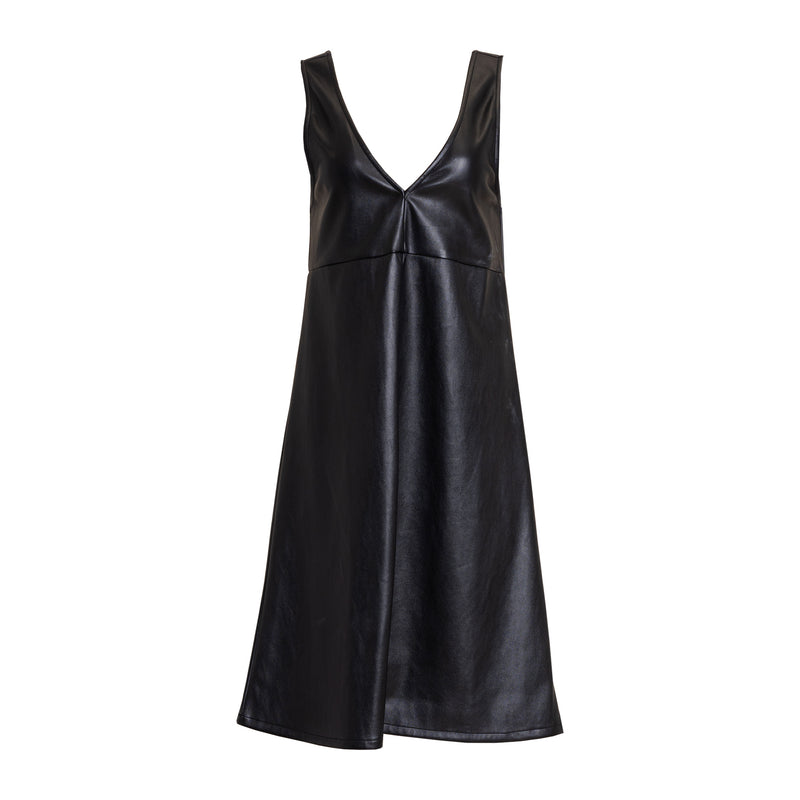 Black Leather Jumper