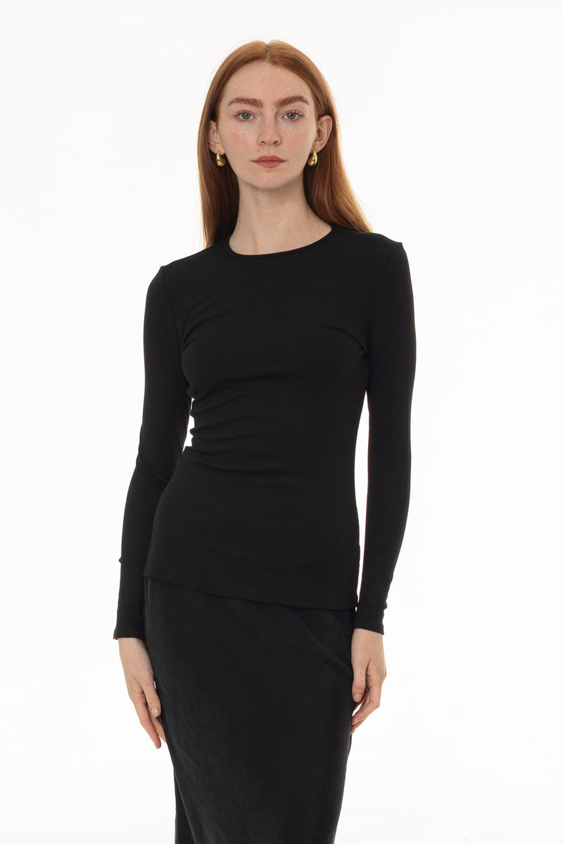 long sleeve dress t shirts Black Ribbed T-Shirt – BLANK shirt dress combines casual Colors:Grey Polka Dot Lace Wedding Dresses Vintage Naomi Maternity Nursing Dress