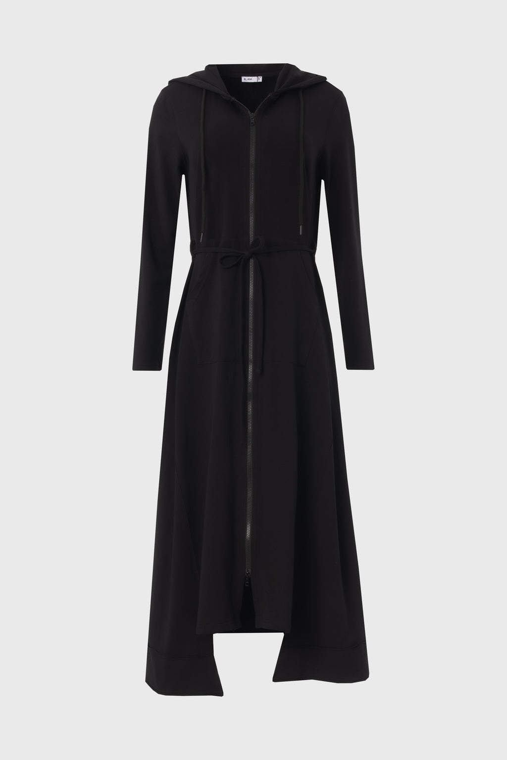 Black Sweatshirt Maxi Dress – BLANK
