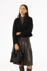 Black Microsuede Jacket