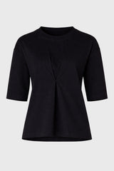 Black Pinched T-Shirt