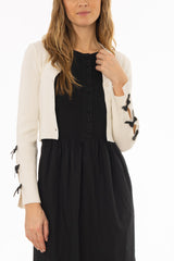 Black Pintuck Cotton Maxi Jumper