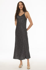 Black Polka Dot Slip Jumper