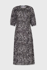 Black Printed Maxi Dress