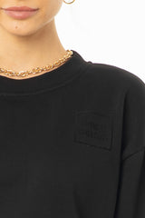 Black Graphic Sweatshirt