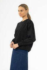 Black Graphic Sweatshirt