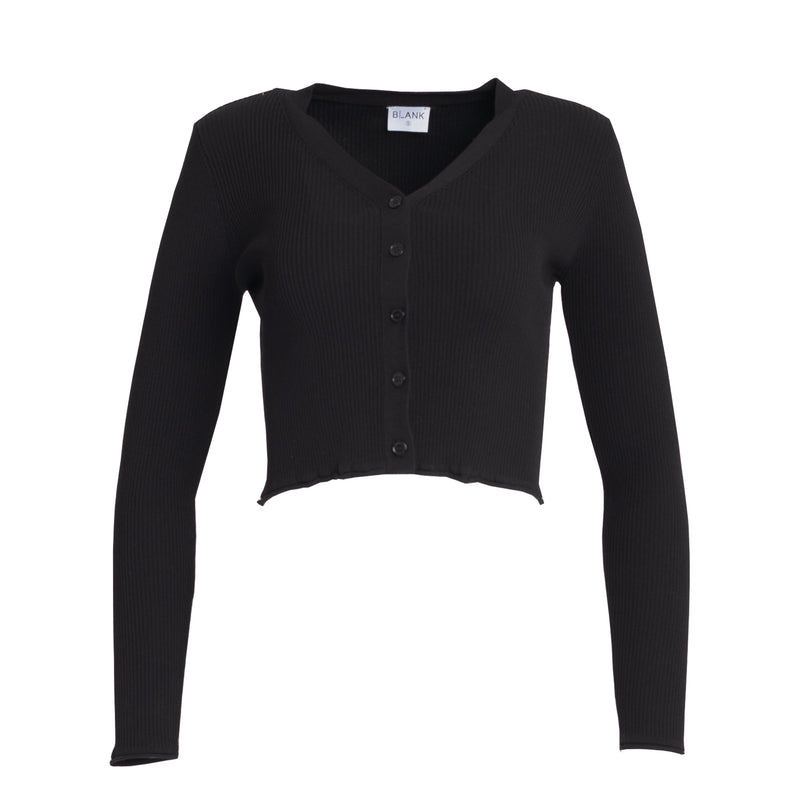 Black Knit Cardi