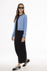 Black Ribbed Maxi Jumper