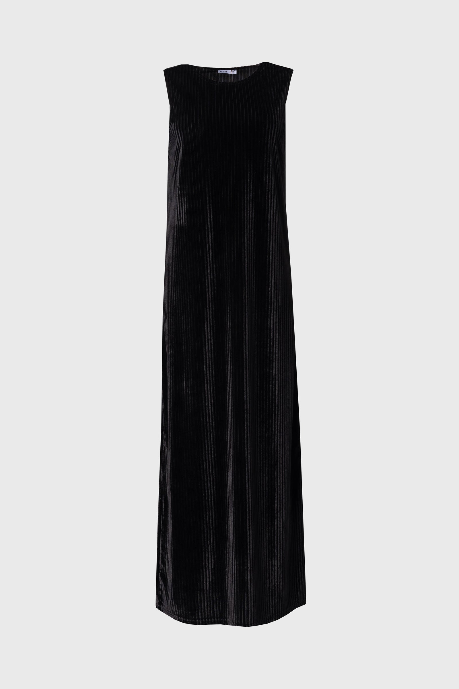 Black Ribbed Velour Jumper – BLANK