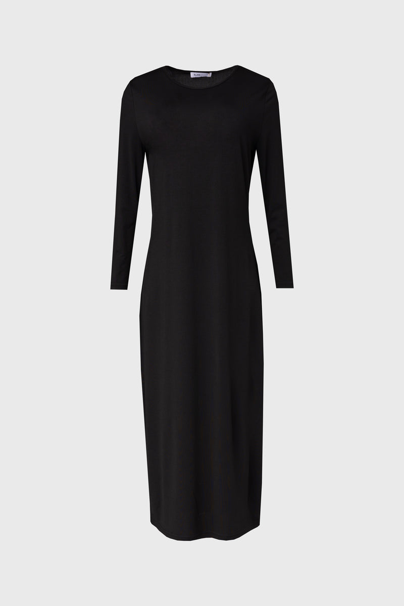 Black Shell Maxi Dress BLANK Black Shell Maxi Dress BLANK
