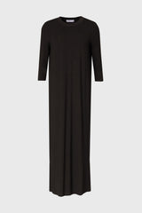 Black Side Slit Maxi Dress