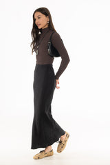 Black Slip Skirt