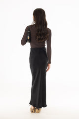 Black Slip Skirt