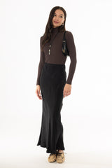 Black Slip Skirt