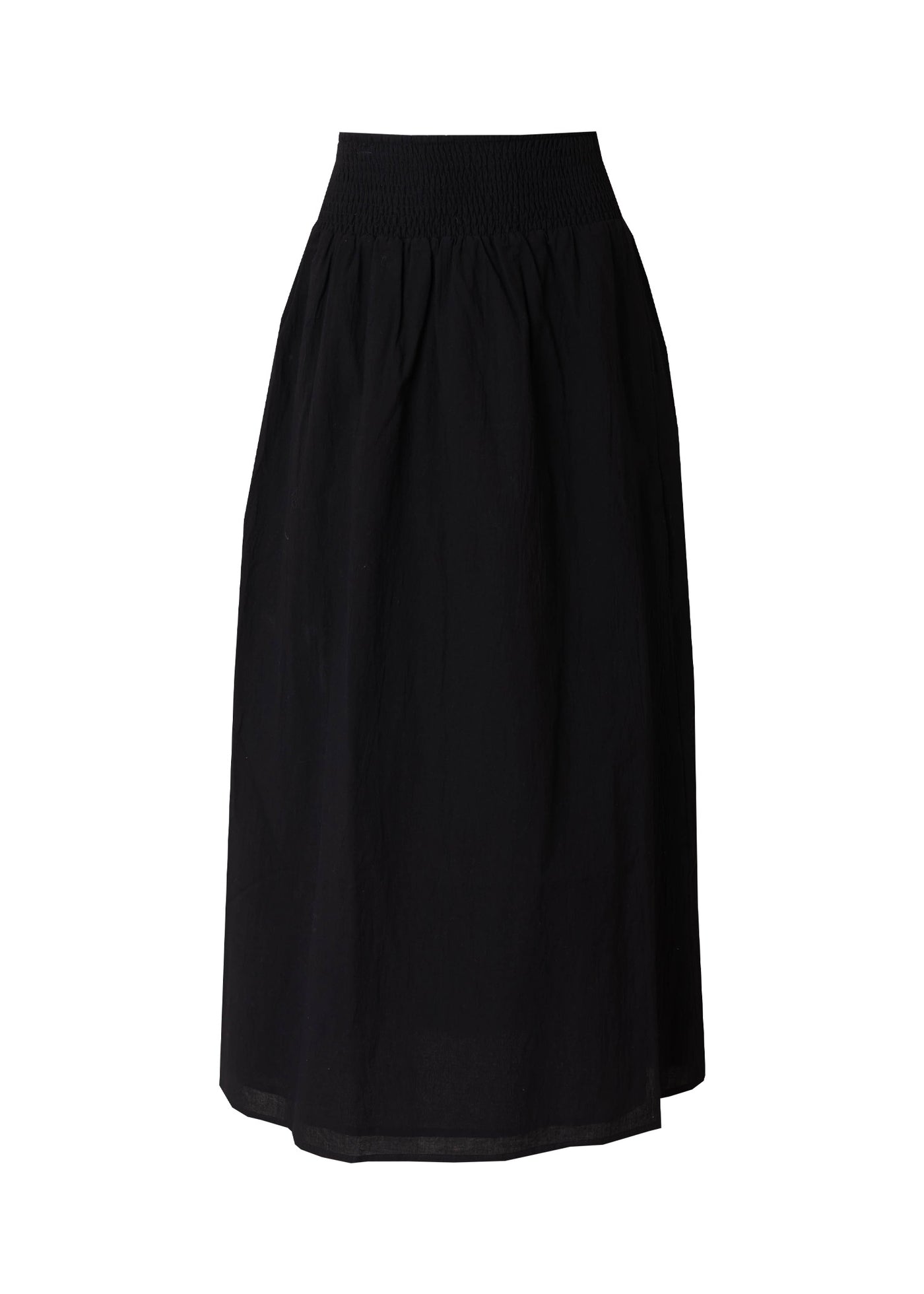 RANDOM TUCK HEM SKIRT ブラック　Sサイズ Ameri（アメリ）の「RANDOM TUCK HEM SKIRT（スカート）」 - WEAR
