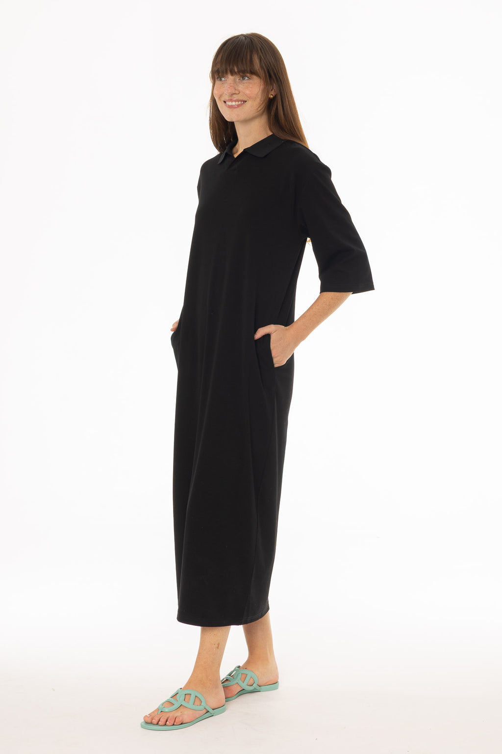 Black Polo Dress BLANK Black Polo Dress BLANK