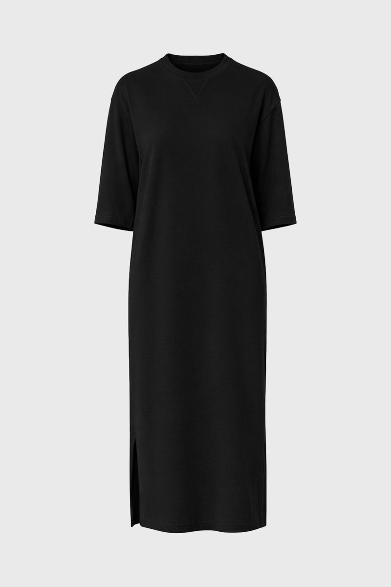 Black Terry Maxi Dress – BLANK